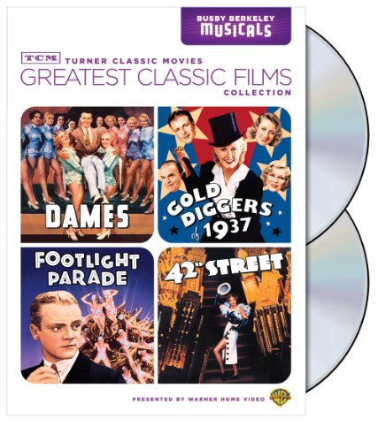 TCM GREATEST CLASSIC FILMS: BUSBY BERKELEY MUSICALS (DAMES / GOLD DIGGERS 1937 / FOOTLIGHT PARADE / 42ND STREET)