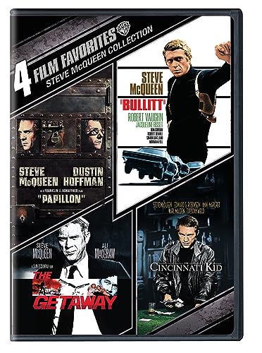 PAPILLON/BULLITT/GETAWAY/CINCINNATI KID - DVD-FOUR FILM FAVORITES