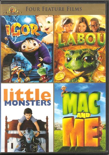 IGOR/LABOU/LITTLE MONSTERS/MAC & ME - DVD-4 FEATURE FILMS