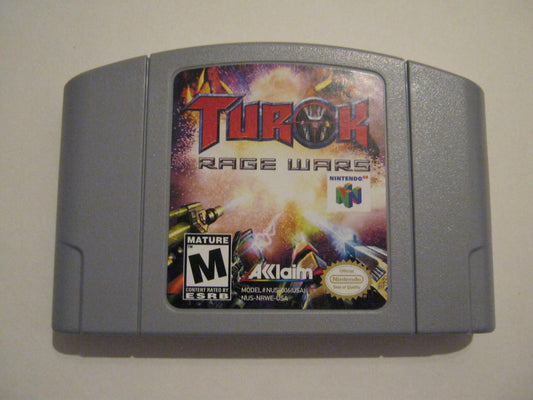 TUROK: RAGE WARS (BLACK CART)  - N64