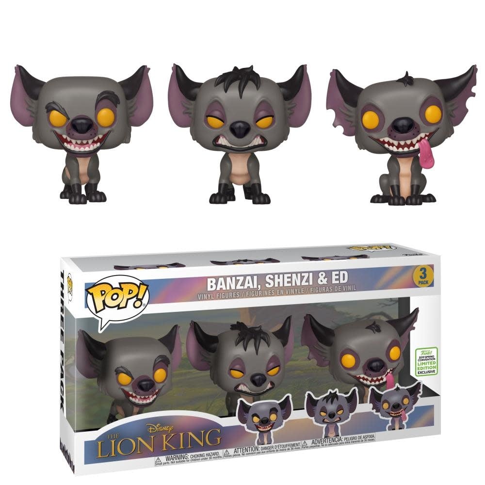 LION KING: BANZAI, SHENZI & ED (3PACK) - FUNKO POP-2019 SPRING CON