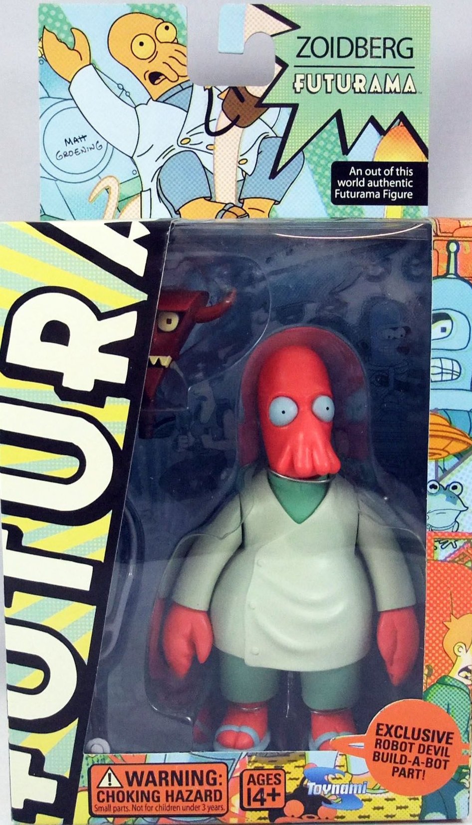 FUTURAMA: ZOIDBERG - TOYNAMI-2007-ROBOT DEVIL BUILD-A