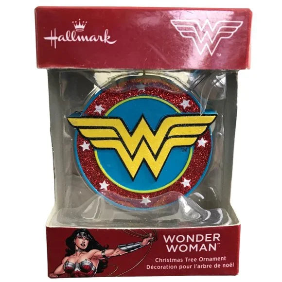 WONDER WOMAN SYMBOL - HALLMARK-ORNAMENT