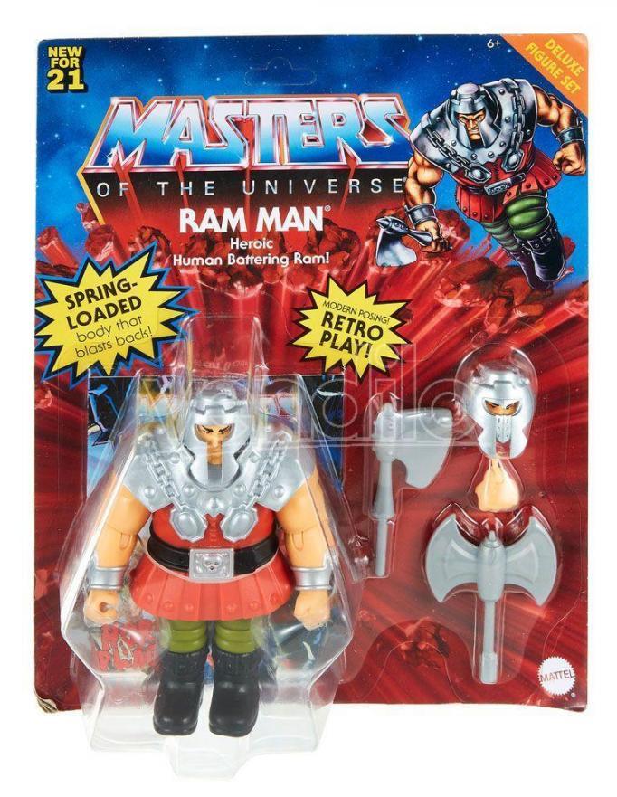 MASTERS OF THE UNIVERSE: RAM MAN - MATTEL-2020 REISSUE