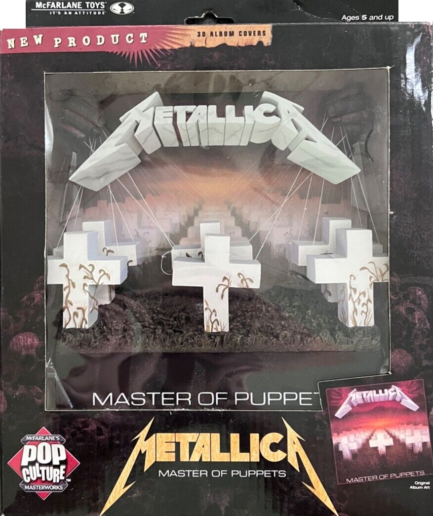 METALLICA: MASTER OF PUPPETS - MCFARLANE-3D ALBUM COVER