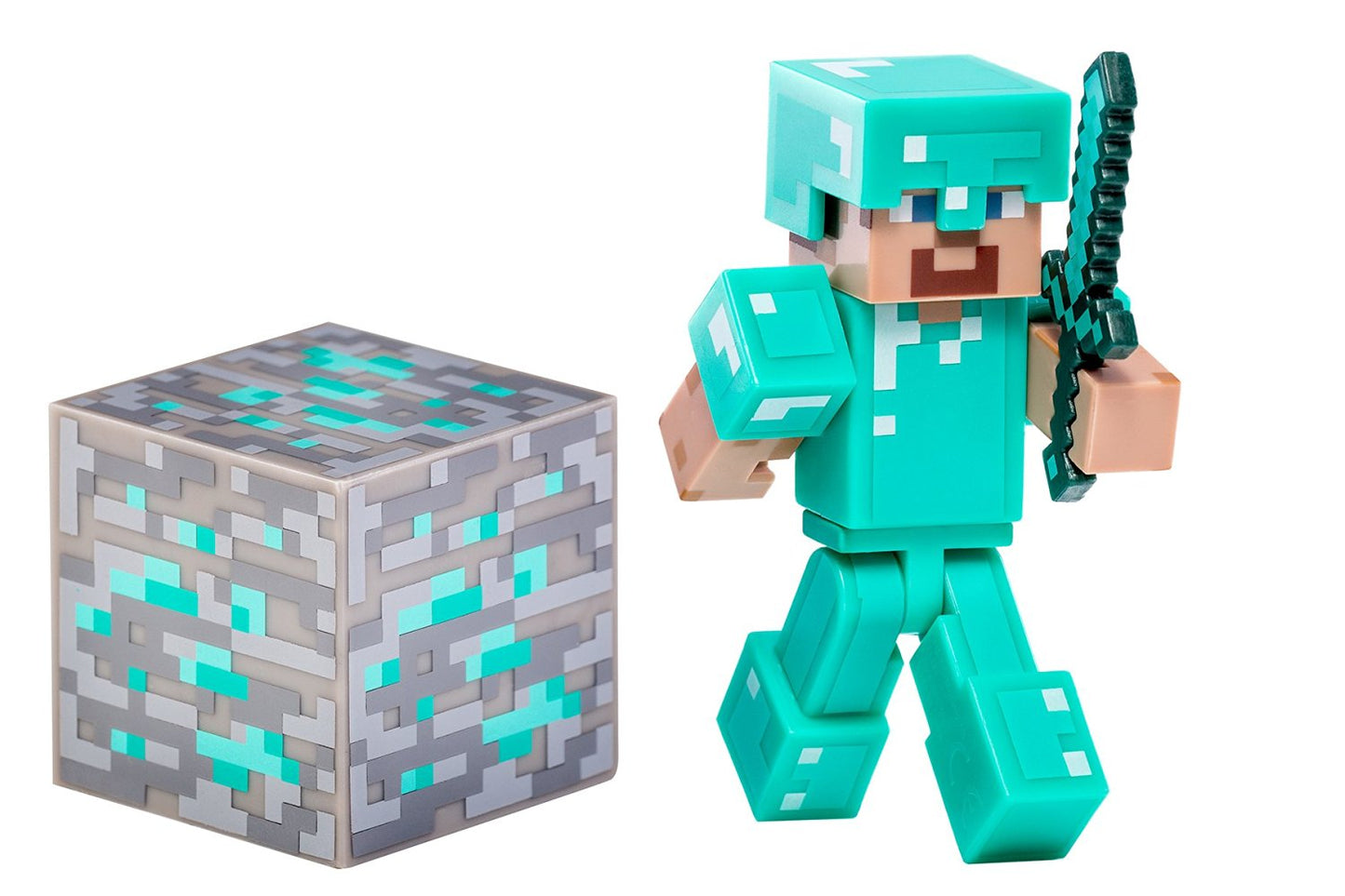 MINECRAFT: STEVE WITH DIAMOND ARMOR - MOJANG-2014-SERIES 1