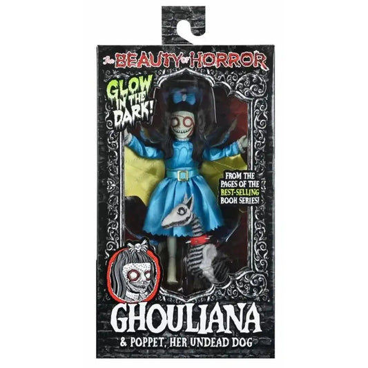 BEAUTY OF HORROR: GHOULIANA (8") - NECA-GLOW IN THE DARK