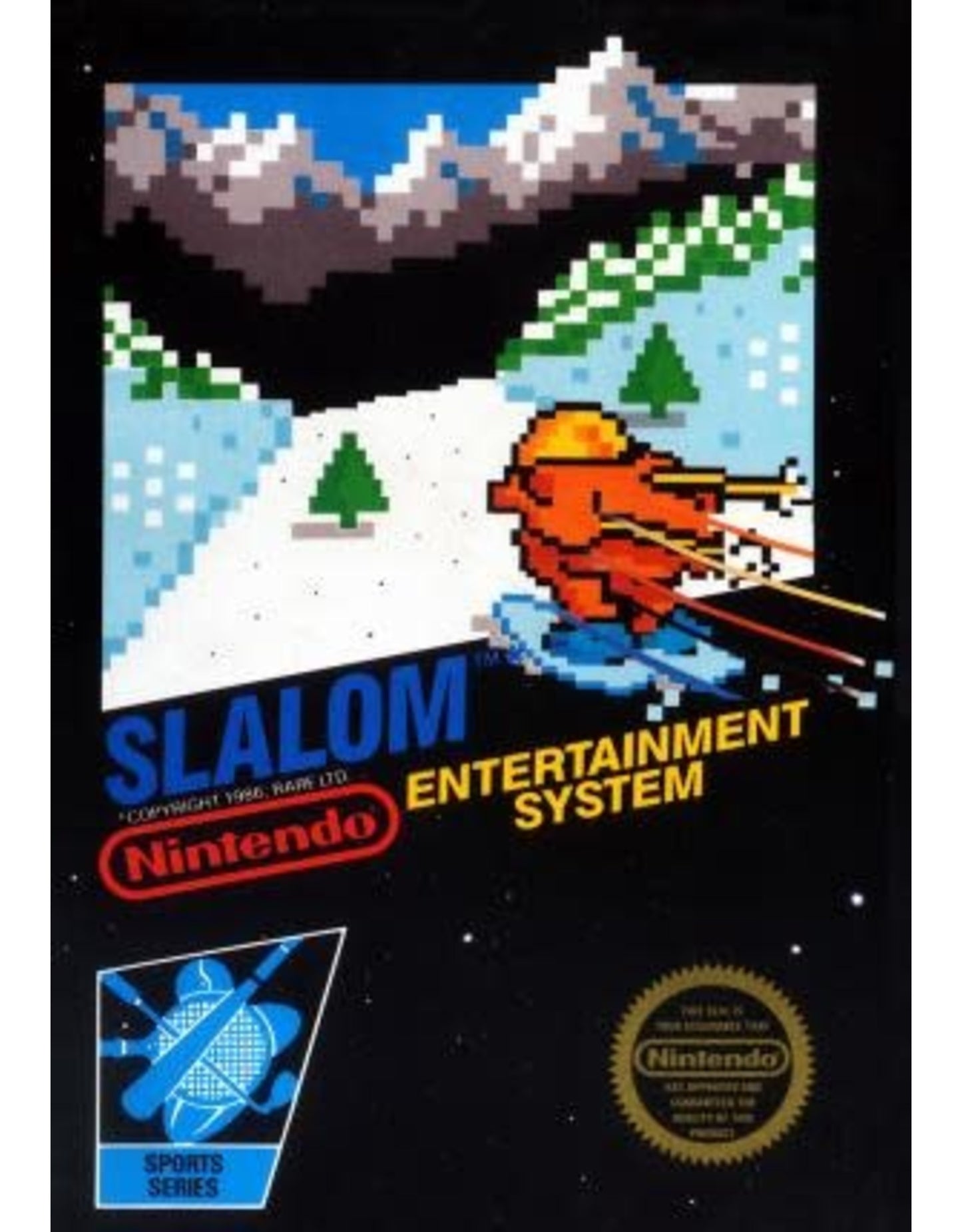 SLALOM  - NES (W/BOX)