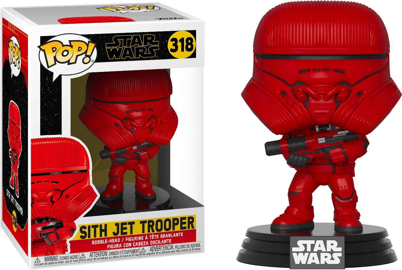 STAR WARS: SITH JET TROOPER #318 - FUNKO POP!
