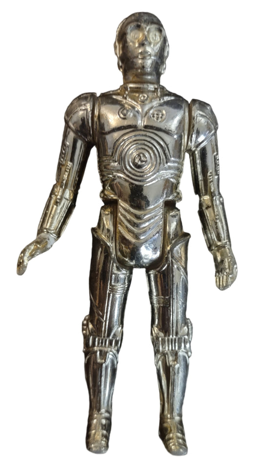 STAR WARS: C-3PO (3.75") (HK) - KENNER: LOOSE FIGURE-1977 (COMPLETE)