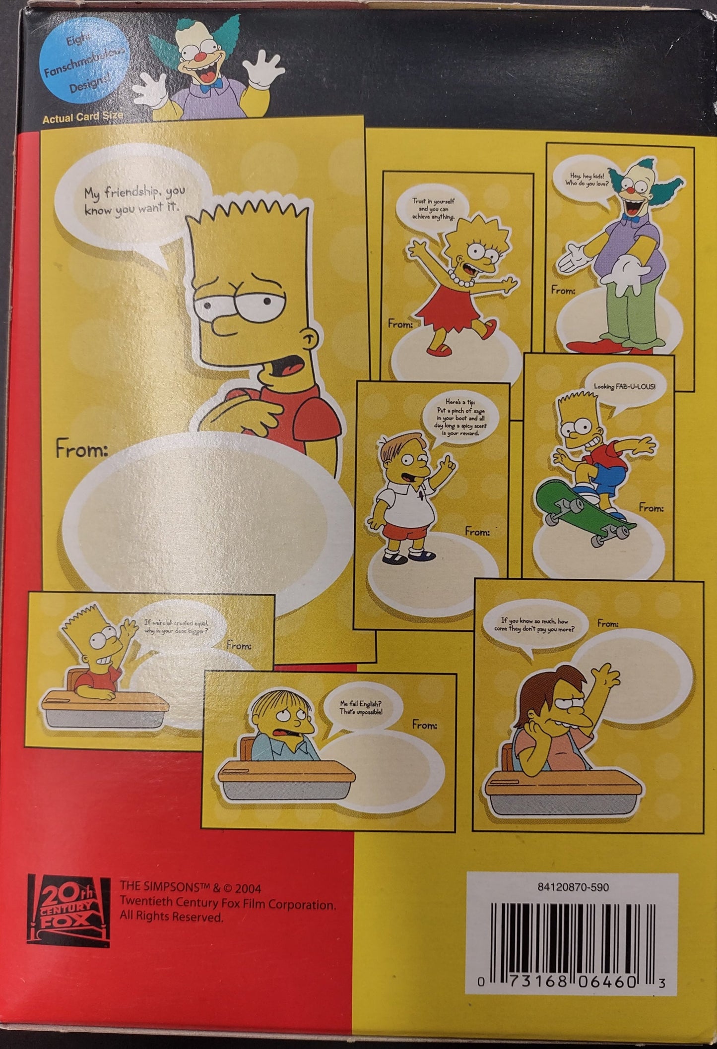 SIMPSONS: 32 VALENTINES - PAPER MAGIC GROUP