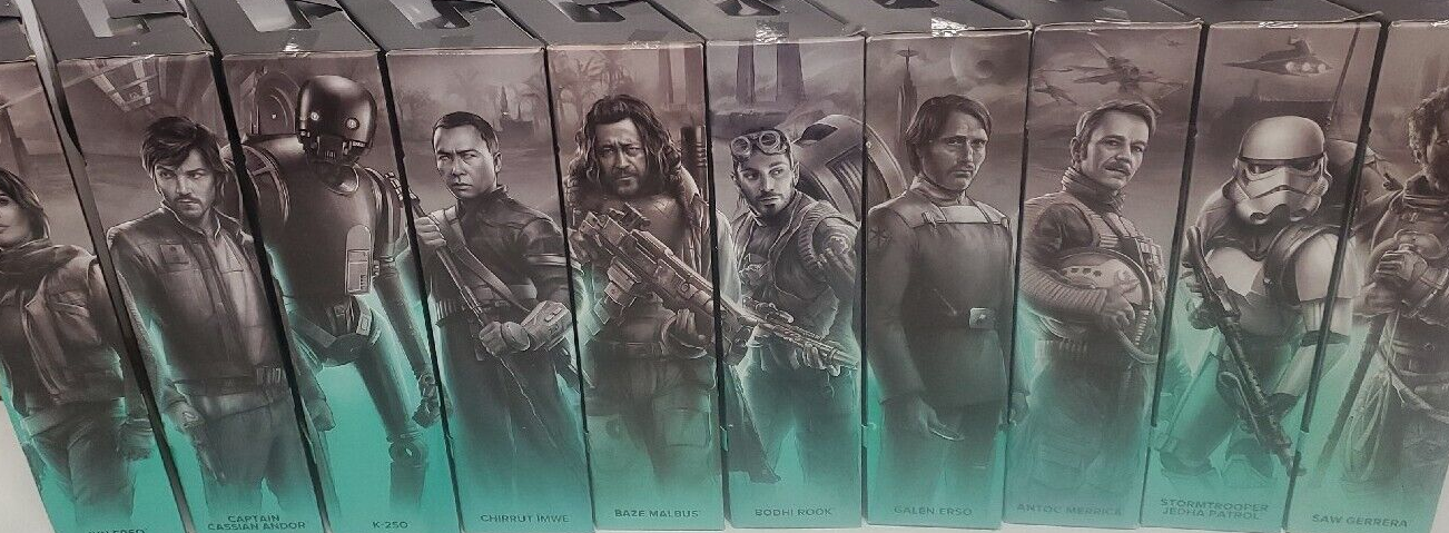 STAR WARS: ROGUE ONE (SET OF 10) - BLACK SERIES-#1-10 RO