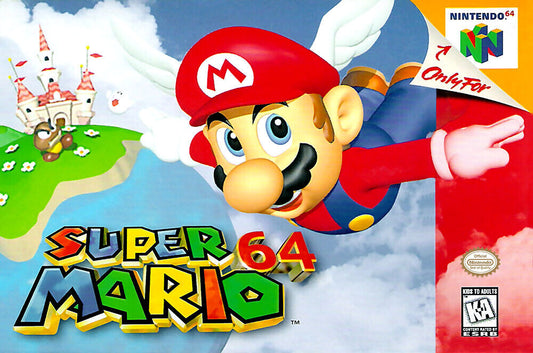 SUPER MARIO 64  - N64 (W/BOX & MANUAL)