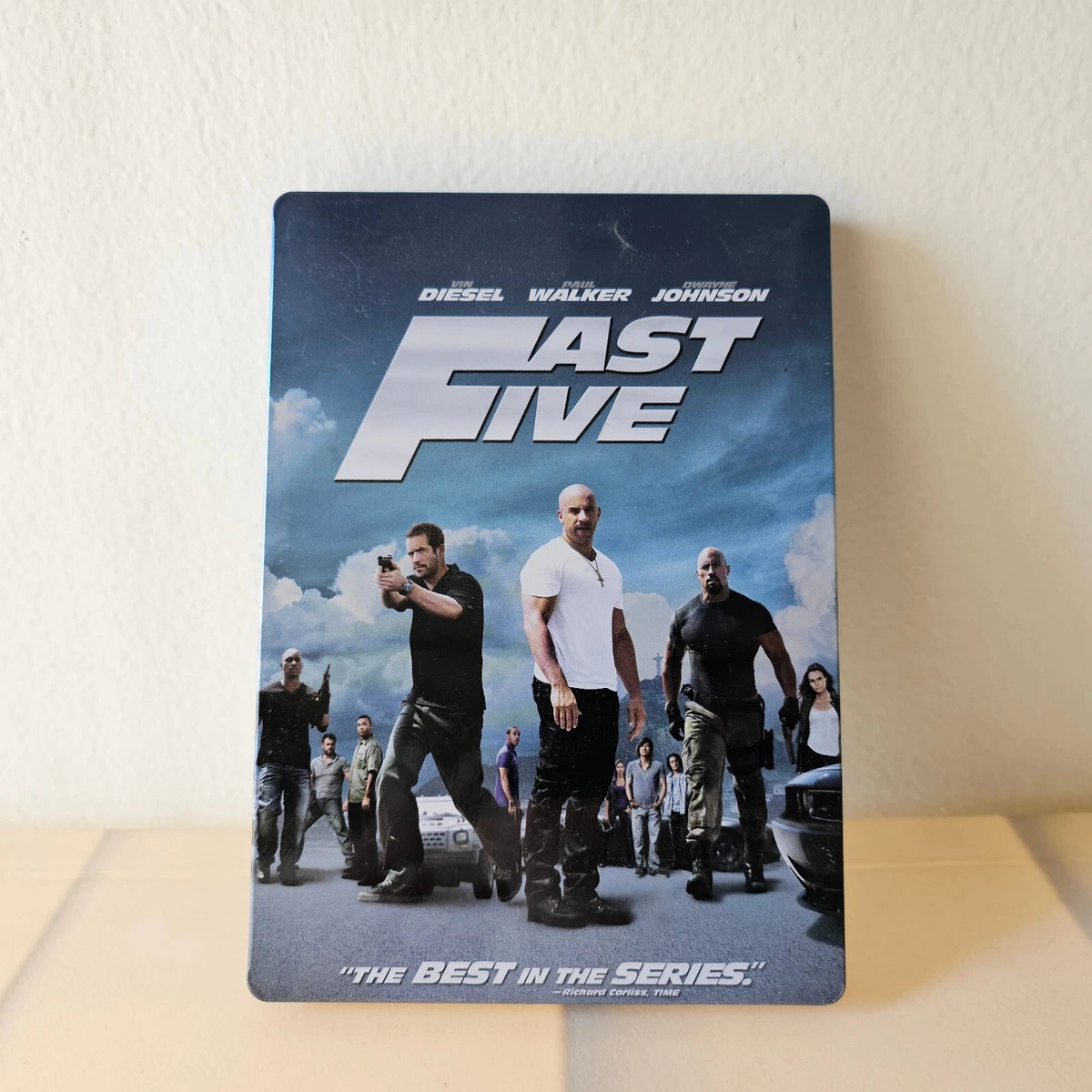 FAST FIVE (FAST & FURIOUS)  - BLU-STEELBOOK-INC. DVD COPY