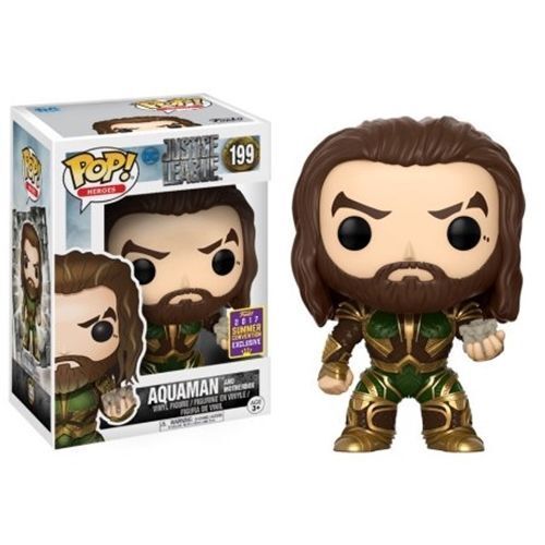 JUSTICE LEAGUE: AQUAMAN & MOTHERBOX #199 - FUNKO POP!-2017 SUMMER ON