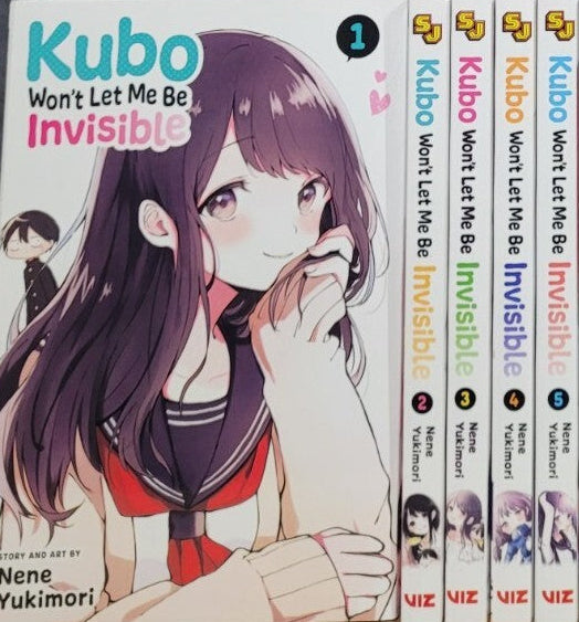 KUBO WON'T LET ME BE INVISIBLE - MANGA-VOL. 1-5
