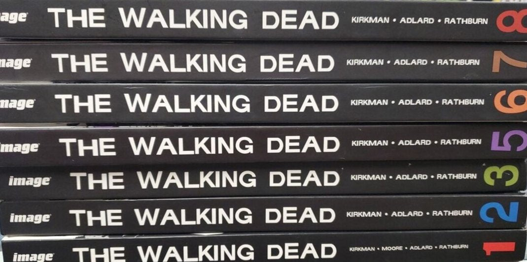 WALKING DEAD VOL. 1-8 - GRAPHIC NOVEL SET-HARDCOVER