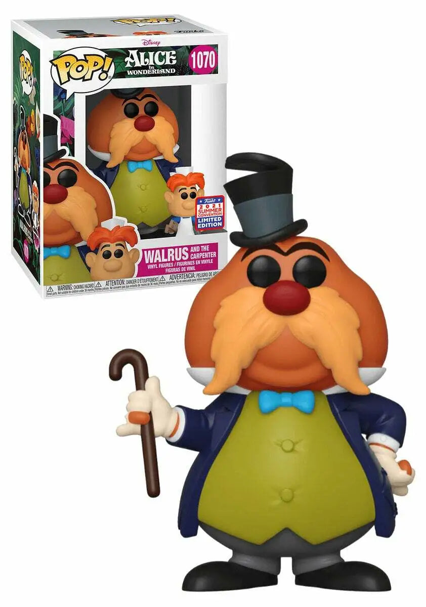 ALICE IN WONDERLAND: WALRUS & THE CARPEN - FUNKO POP!-2021 SUMMER CON