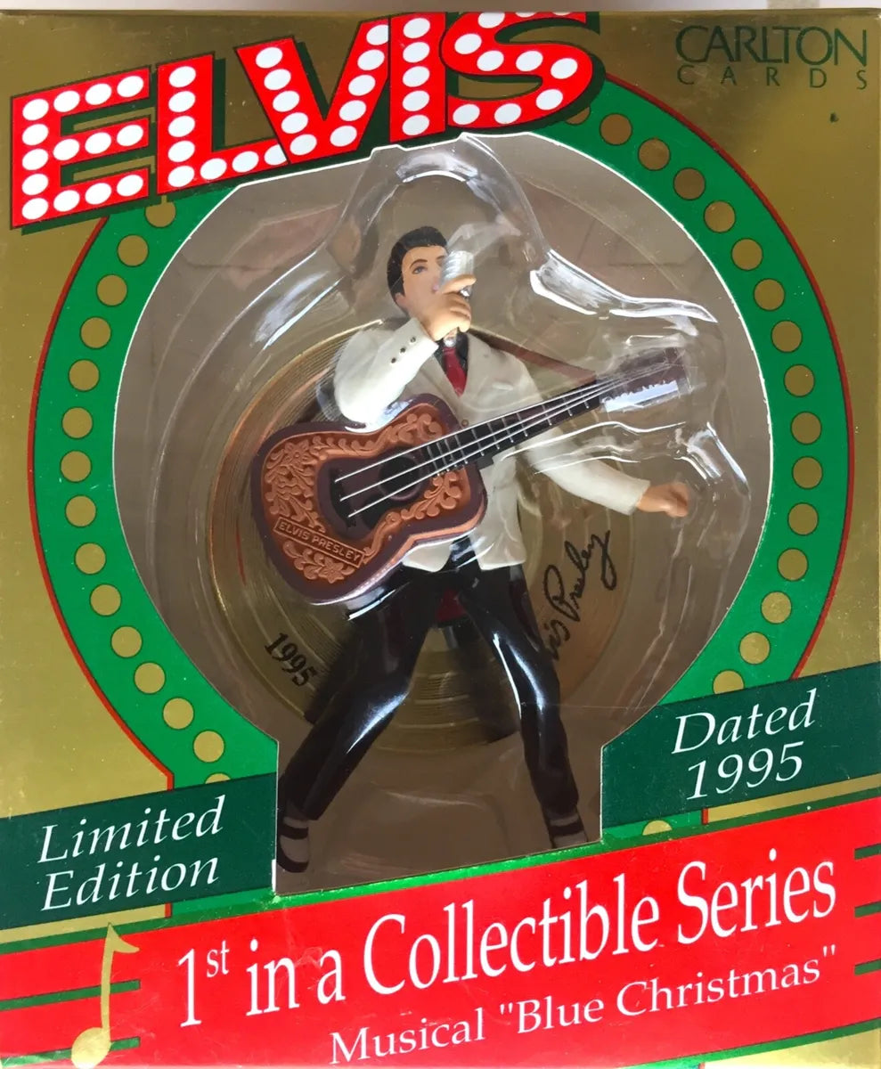 ELVIS: BLUE CHRISTMAS (1ST) - ORNAMENT-CARLTON-1995