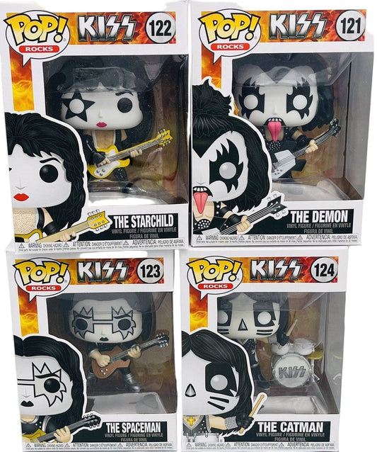 KISS #121-124 - FUNKO POP! SET OF 4