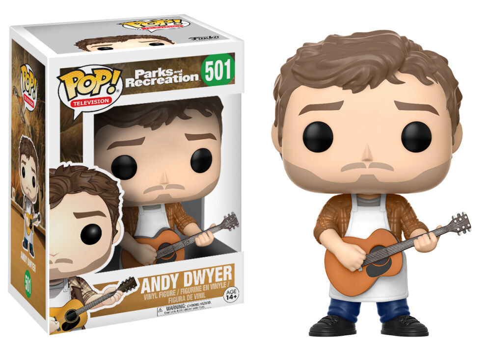 PARKS AND RECREATION: ANDY DWYER #501 & APRIL LUDGATE #502 - FUNKO POP!-SET OF 2