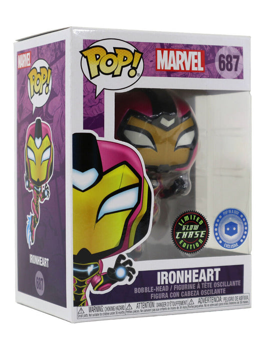 MARVEL: IRONHEART #687 - FUNKO POP!-GITD-CHASE