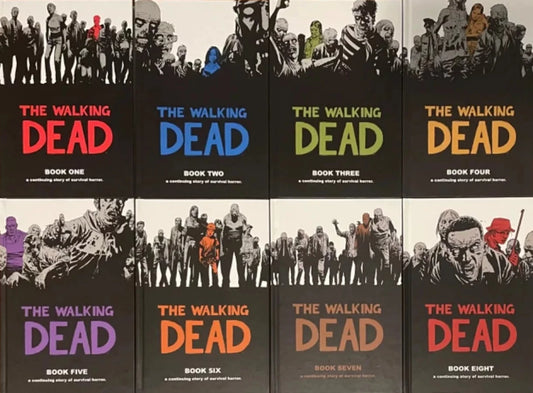 WALKING DEAD VOL. 1-8 - GRAPHIC NOVEL SET-HARDCOVER