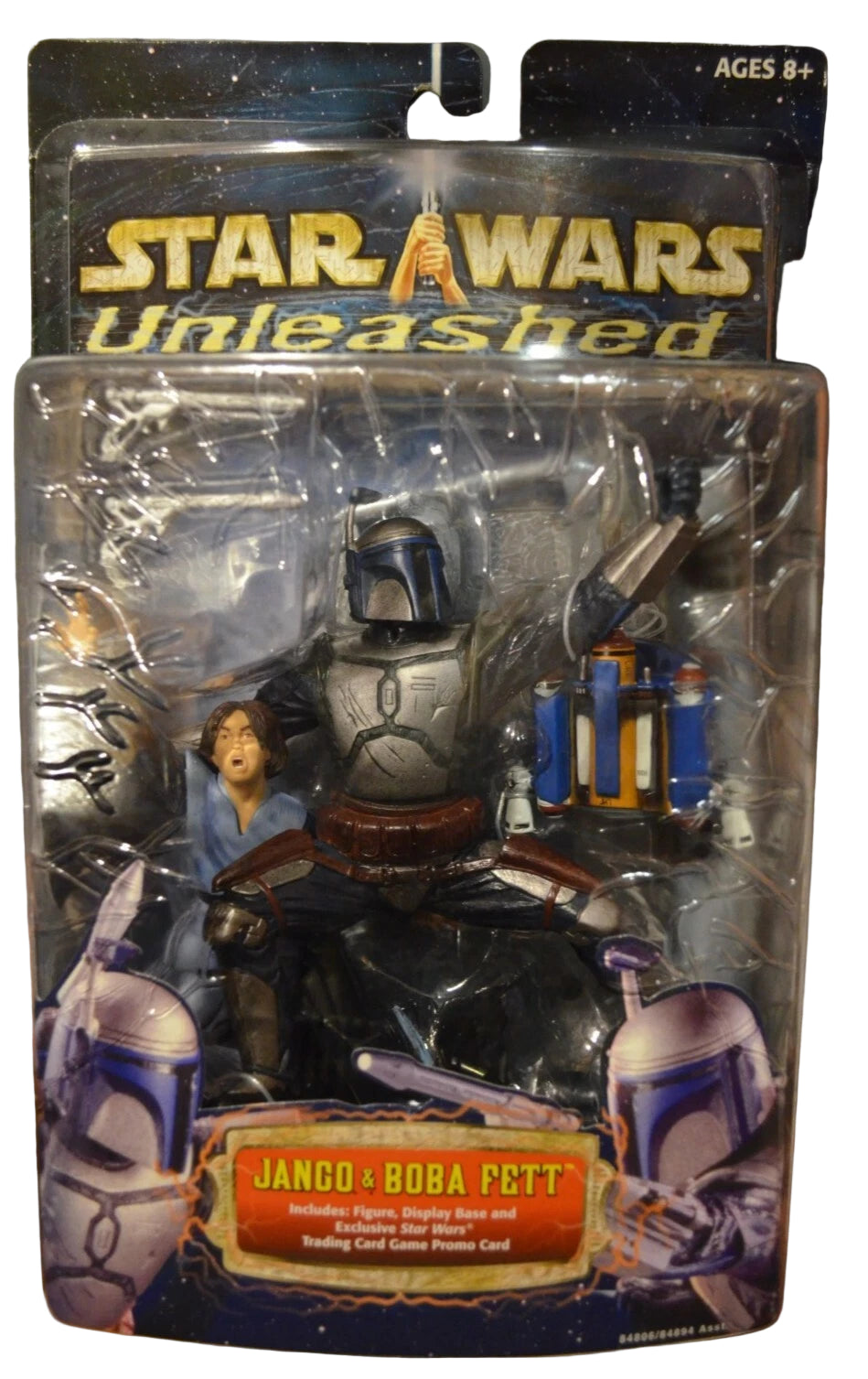 STAR WARS: JANGO & BOBA FETT (FIGURE) - UNLEASHED-HASBRO-2002