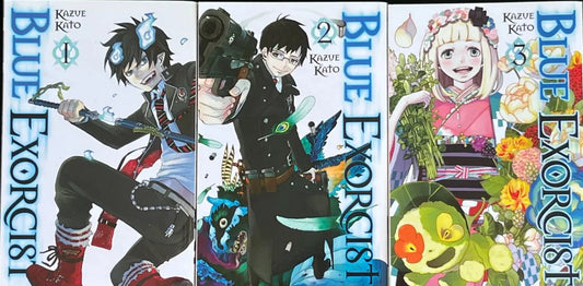 BLUE EXORCIST - VOL 1-3 MANGA SET