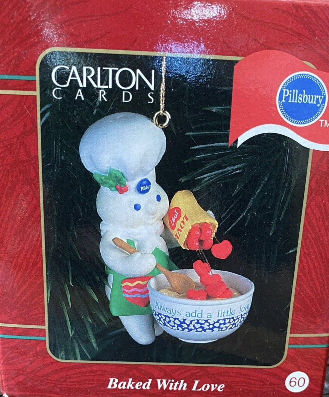 PILLSBURY: BAKED WITH LOVE - CARLTON-ORNAMENT-1997