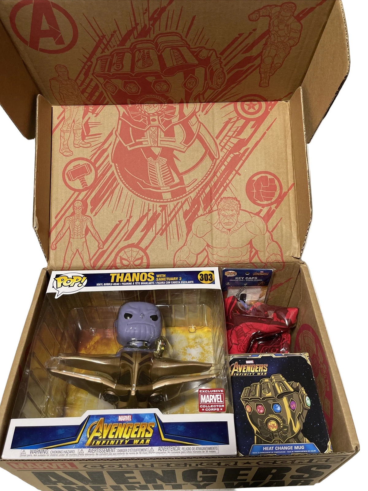AVENGERS: INFINITY WAR BOX - FUNKO POP!-COLLECTORS CORPS