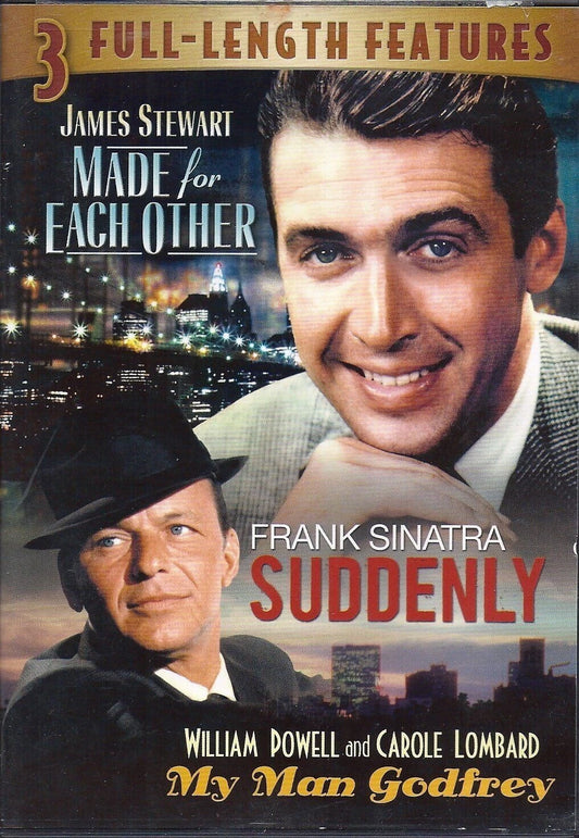 MADE FOR EACH OTHER/SUDDENLY/MY MAN GODF - DVD-3 FULL LENGTH FEATURES
