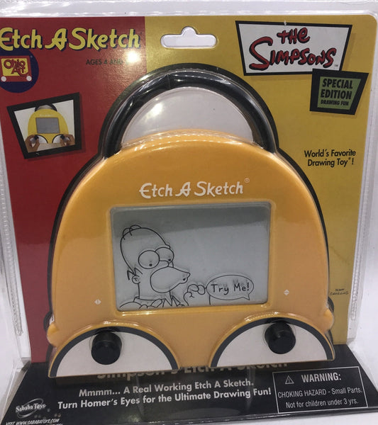 SIMPSONS: ETCH A SKETCH (HOMER) - SABABA TOYS-SPECIAL EDITION-2004