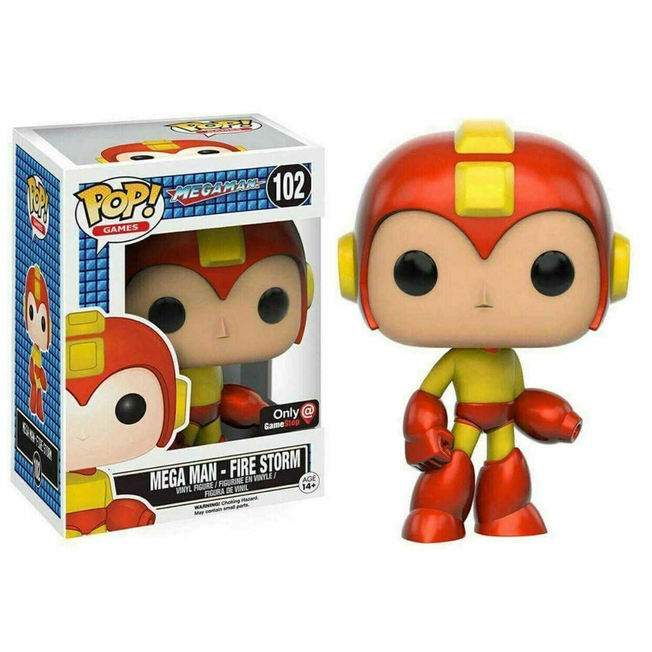 MEGA MAN-FIRE STORM #102 - FUNKO POP!-EXCLUSIVE