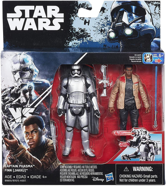 STAR WARS: CAPTAIN PHASMA/FINN (JAKKU) - 3.75" SERIES-TFA-2016