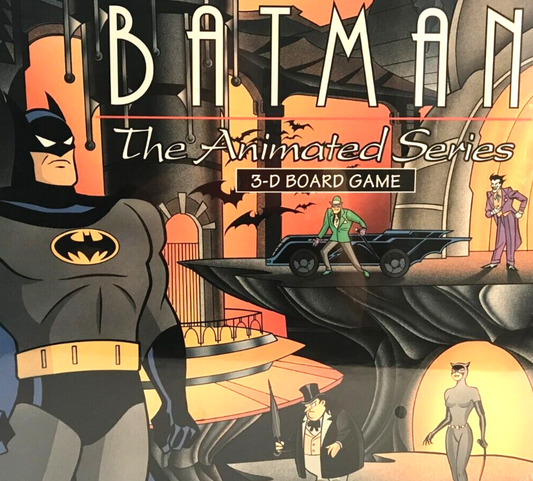 BATMAN: ANIMATED SERIES 3-D - BOARD GAME-PARKER BRO-1993