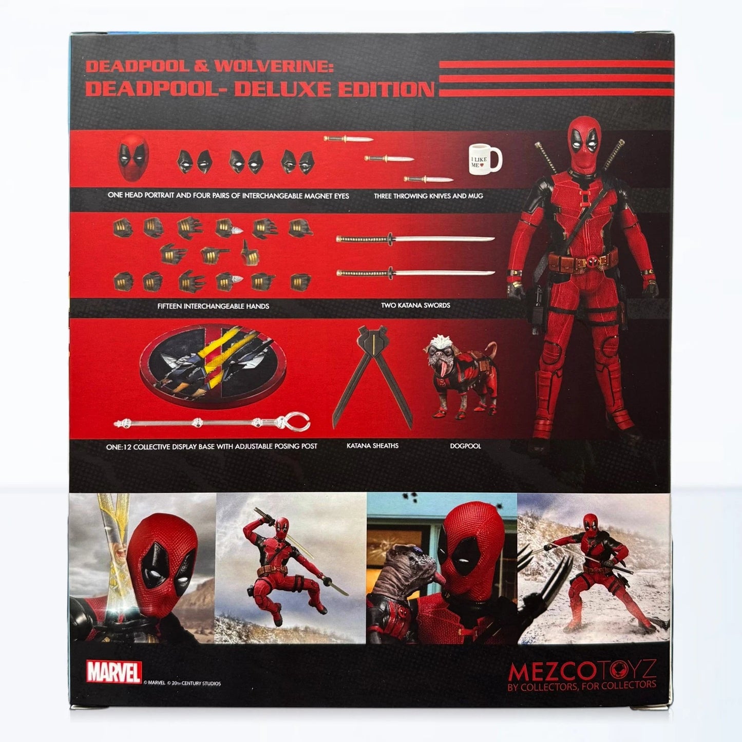 DEADPOOL & DOGPOOL (6") - ONE:12-MEZCO-DELUXE ED.