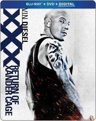 XXX: RETURN OF XANDER CAGE  - BLU-INC. DVD COPY-STEELBOOK