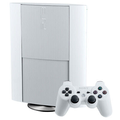 PS3 CONSOLE (SUPER SLIM)(500GB)(HARDWARE  - PS3-WHITE