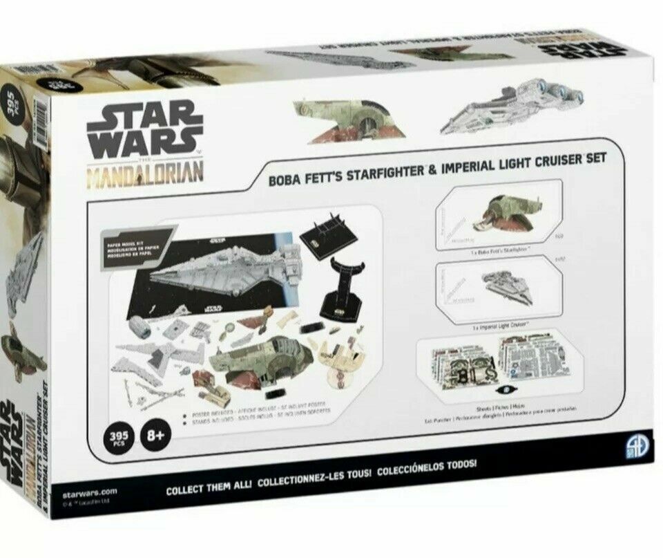 STAR WARS: MANDALORIAN: BOBA FETT'S STAR - PAPERMODEL KIT