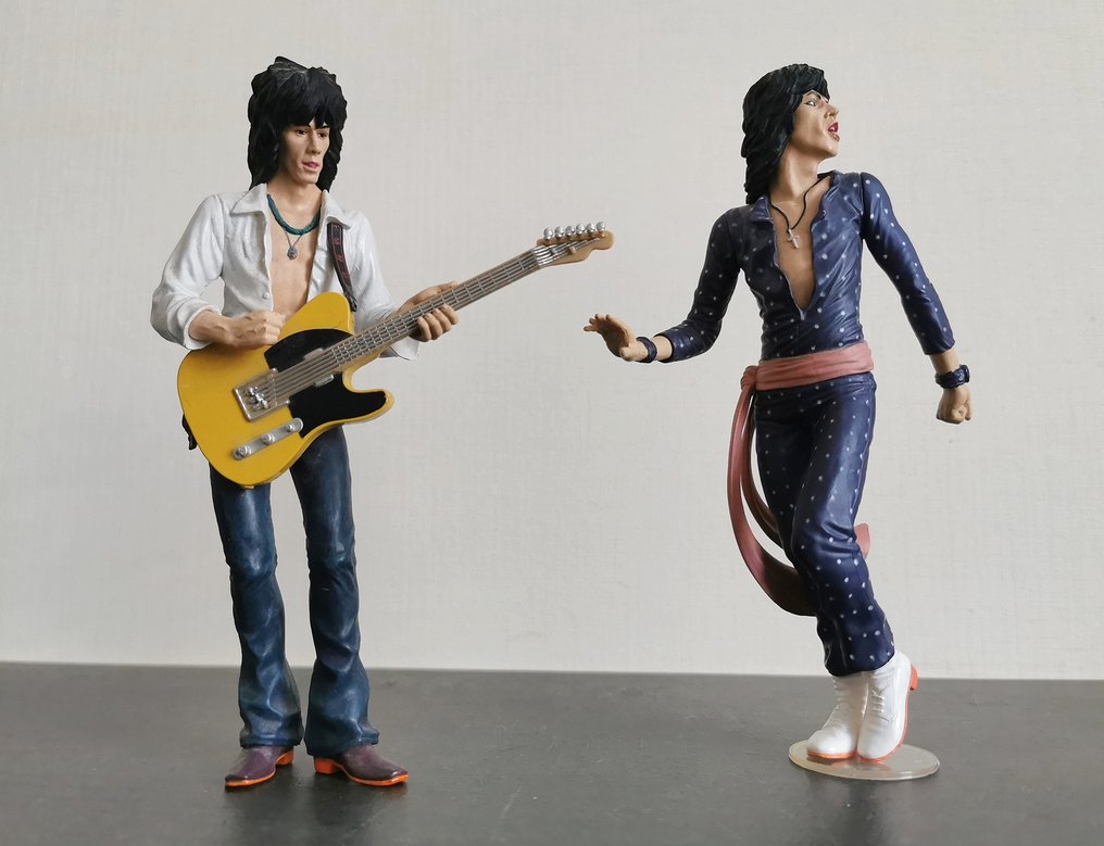 ROLLING STONES: MICK JAGGER & KEITH RICH - MEDICOM TOY-SET OF 2