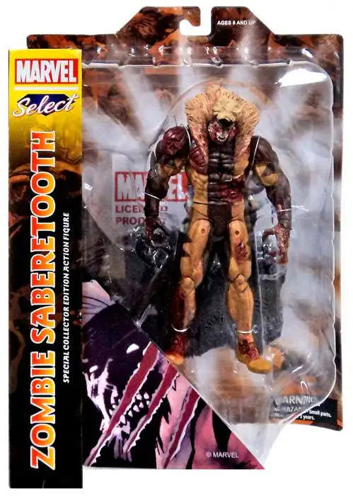 ZOMBIE SABERTOOTH - MARVEL SELECT
