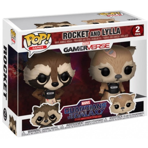 GUARDIANS OF THE GALAXY: ROCKET/LYLLA (2PACK) - FUNKO POP!-GAMEVERSE