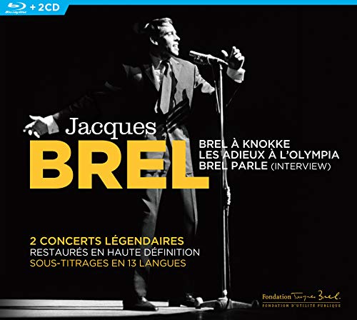 BREL, JACQUES - EN CONCERT(2CD+BR) (CD)