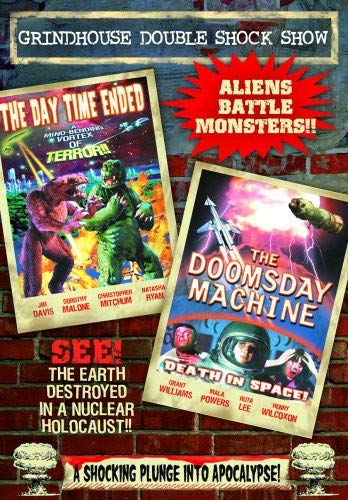 DAY TIME ENDED/DOOMSDAY MACHINE  - DVD-GRINDHOUSE DOUBLE SHOCK SHOW