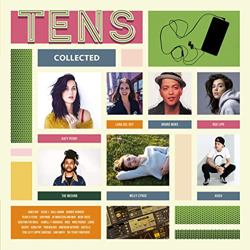 VARIOUS - TENS COLLECTED (BLACK VINYL)