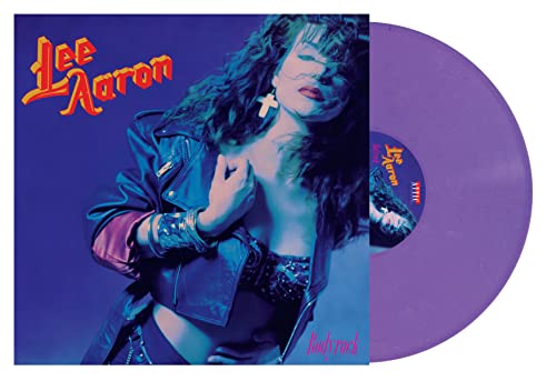 LEE AARON - BODYROCK - PURPLE & GOLD GLITTER COLORED VINYL