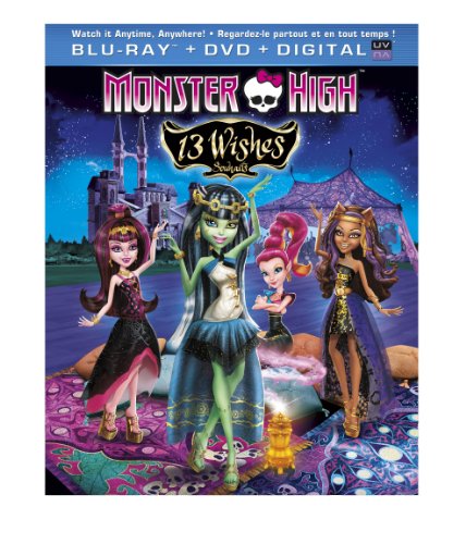 MONSTER HIGH 13 WISHES/ MONSTER HIGH 13 SOUHAITS (BILINGUAL) (BLU-RAY + DVD + DIGITAL COPY + ULTRAVIOLET)