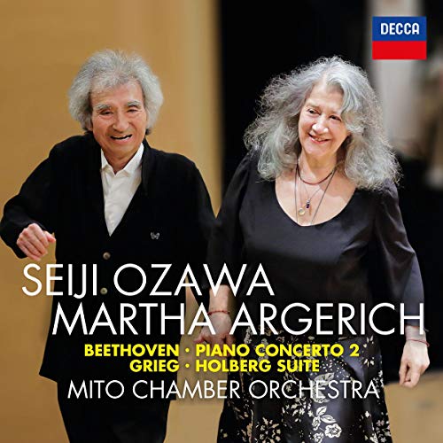 MARTHA ARGERICH, MITO CHAMBER ORCHESTRA, SEIJI OZAWA - BEETHOVEN: PIANO CONCERTO NO. 2; GRIEG: HOLBERG SUITE (CD)