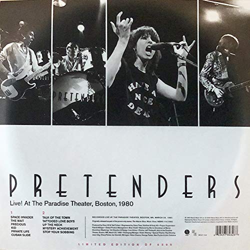 PRETENDERS - LIVE PARADISE BOSTON (140G/CLEAR VINYL) (RSD)